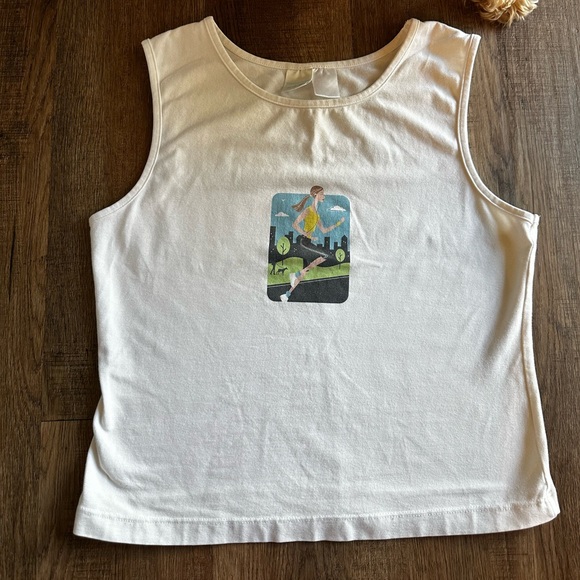 90s sporty tank top - Picture 1 of 3
